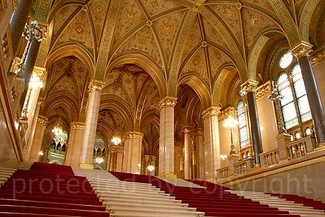 Budapest interne Ansicht des Parlaments foto