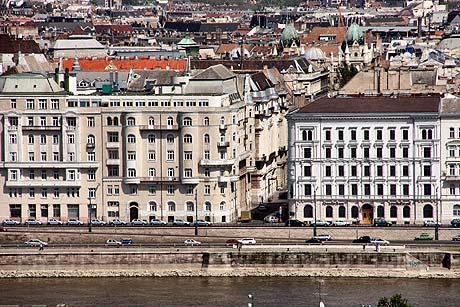 Donau und der Stadt Budapest foto