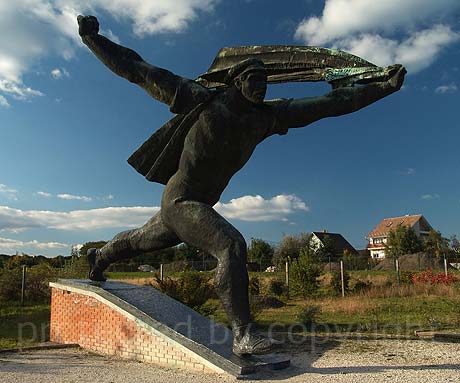 Kommunismus Statue Budapest foto