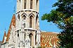 Der Glockenturm Der Kirche Auf Matthias Buda Huegel In Budapest