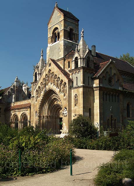 Chapel in the Vajdahunyad Castle from Budapest photo