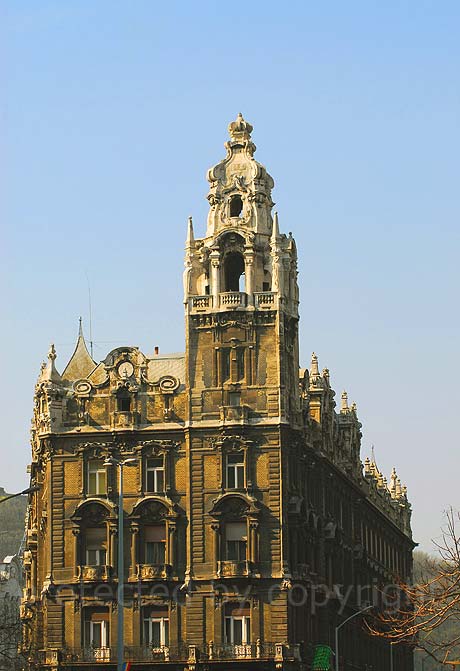 Old architecture in Budapest  photo