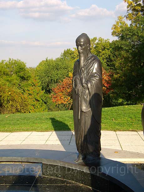 Statua Buddha in Budapest foto